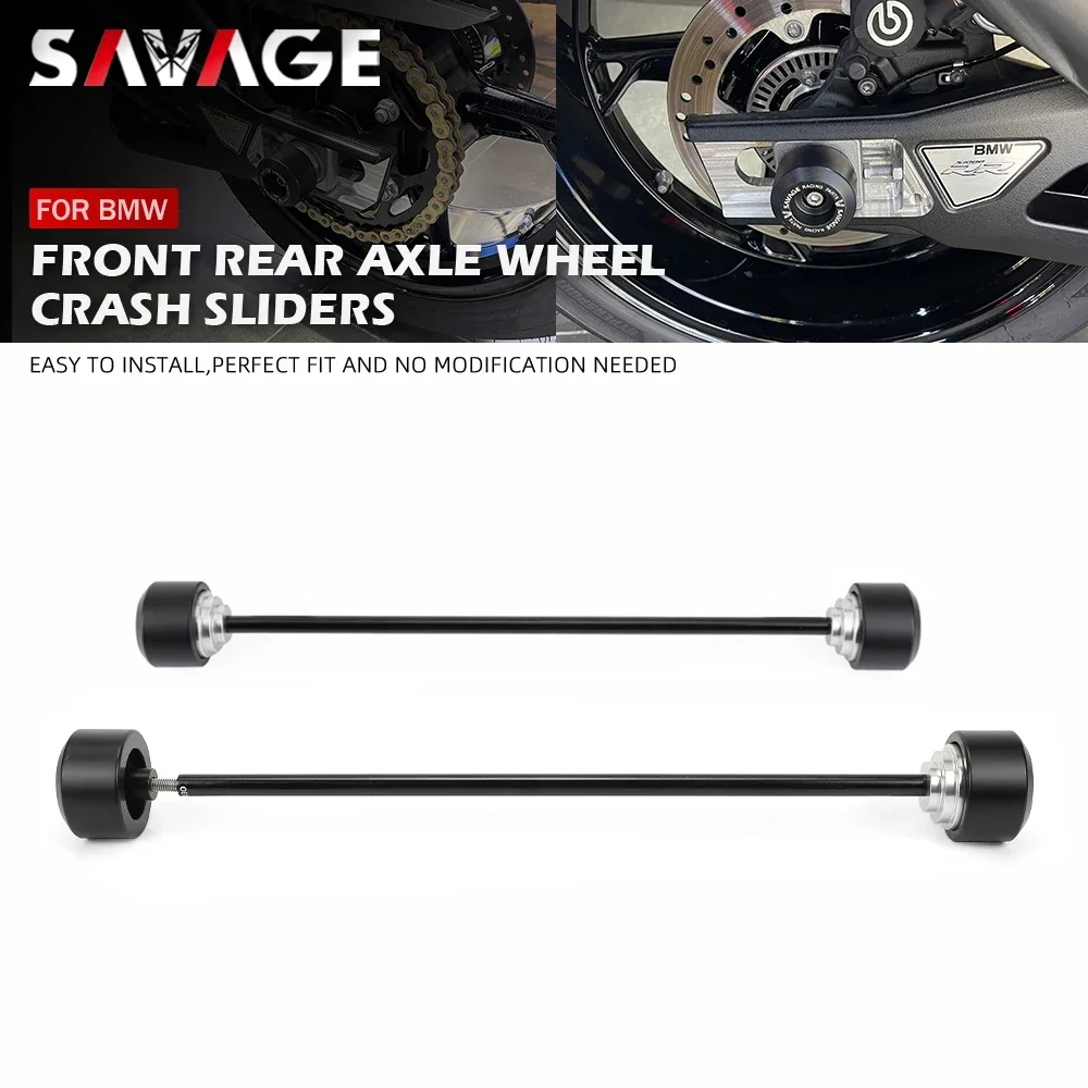 Rear Front Wheel Crash Slider For BMW S1000RR S1000R M1000R M1000RR S1000 M1000 R/RR S 1000 R 2009-2024 Axle Fork Swingarm Stand