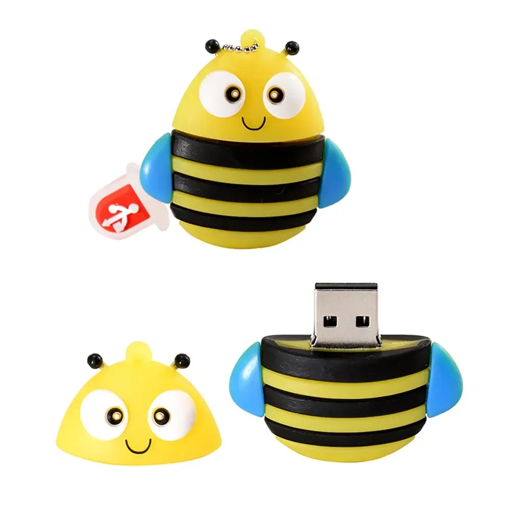 Animal USB Flash Drive 4gb 8gb 16gb 32gb 64gb 128gb Cartoon Pendrive Owl Fox Bee Creative U Disk lovely memory stick