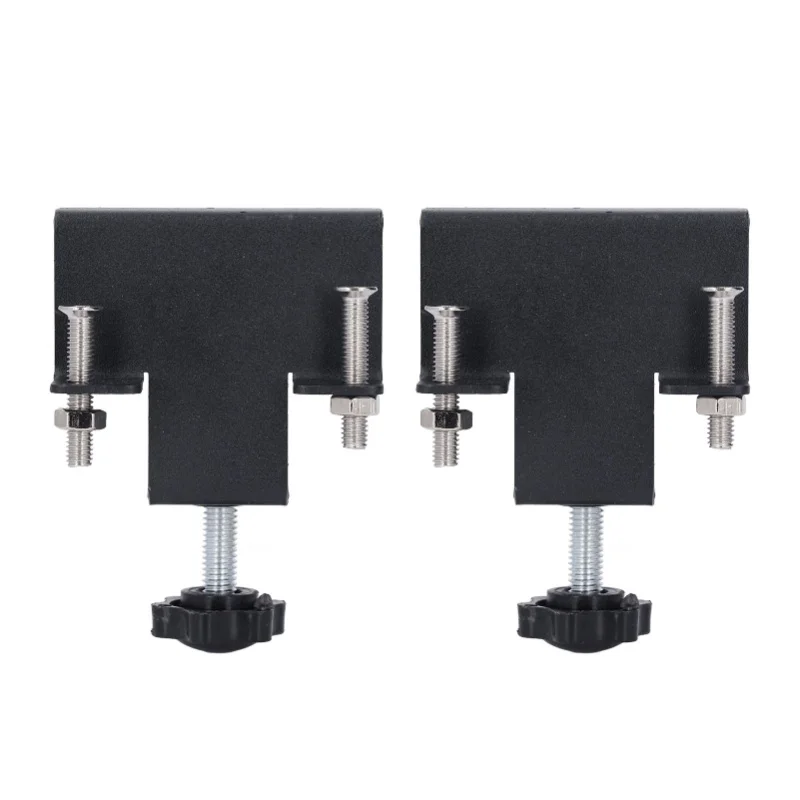 2Pcs Cabinet Door Mounting Aid Leveller Positioner Stainless Steel Hex Knob Adjustable Cabinet Door Mounting Jig