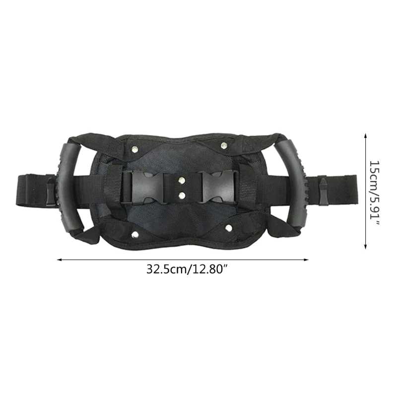 Motorcycle Waist Safety Belt Motorcycle Passenger Pillion Grab Handles Passenger Safety Belt Rear Grab Handle
