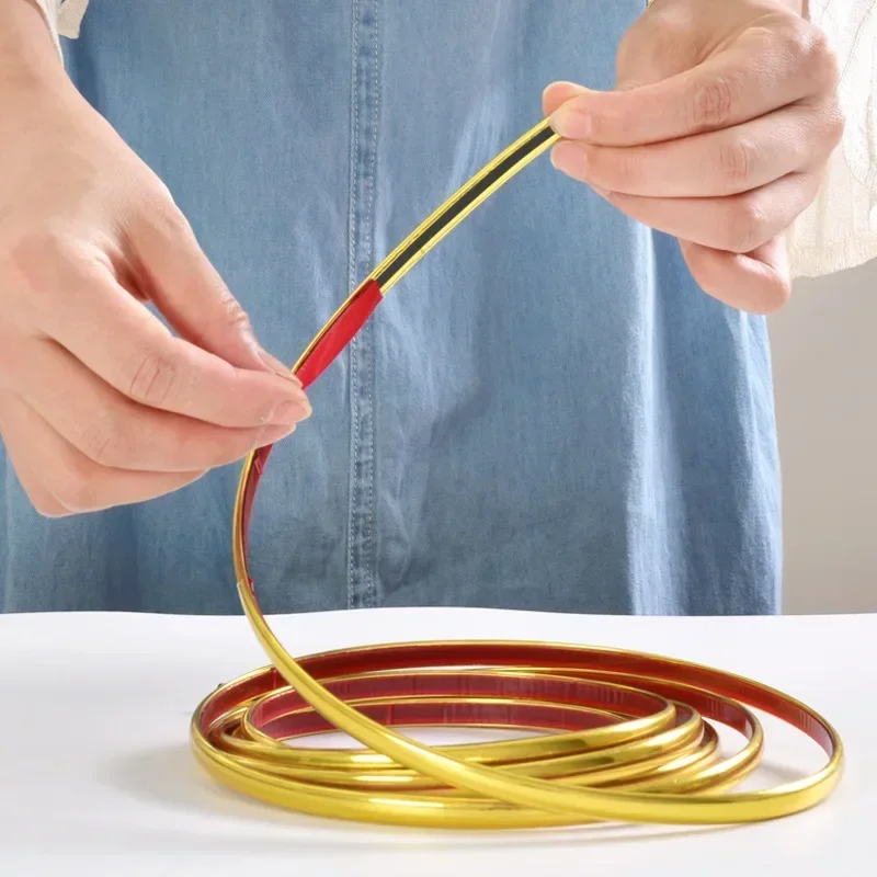 ZEXEF 3M zelfklevende spiegelframe PVC sierlijst muurbekleding lijn decorstrip achtergrond muur plafondlijn spiegelframe decor