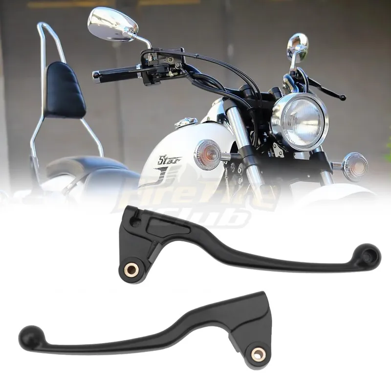 Black Motorcycle Brake Clutch Levers Shifter Lever For Yamaha VStar Drag Star XVS 400/650  XVS 1100 1999-2009 96/16