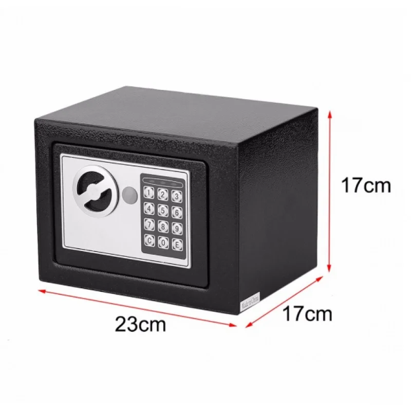 Digital Safe Box Safety Money Gun Electronic Lock Safe Fireproof Safes for Home Strongbox Small Cash Security Lockable Storage