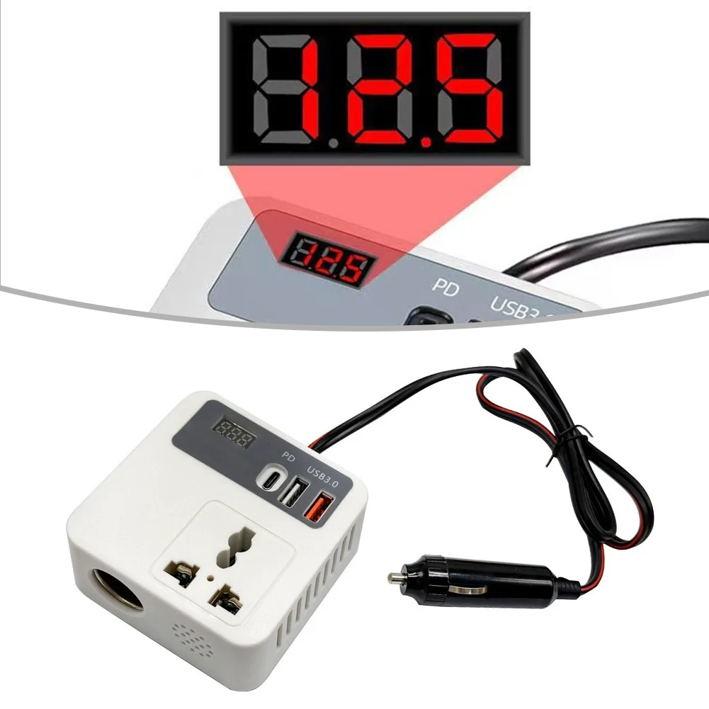 Auto Inverter 12v/24v A 110/220V Caricatore Camion Scheda di Alimentazione Convertitore Porta USB 82x83mm Auto Inverter Strumento di Potere batterie parte