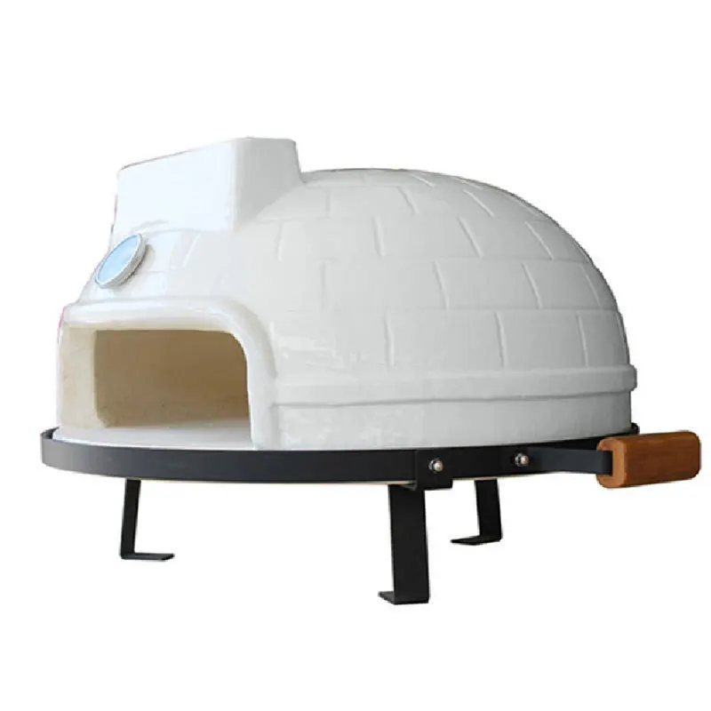 

Outdoor chimney pizza oven, restaurant 21-inch desktop ceramic pizza oven