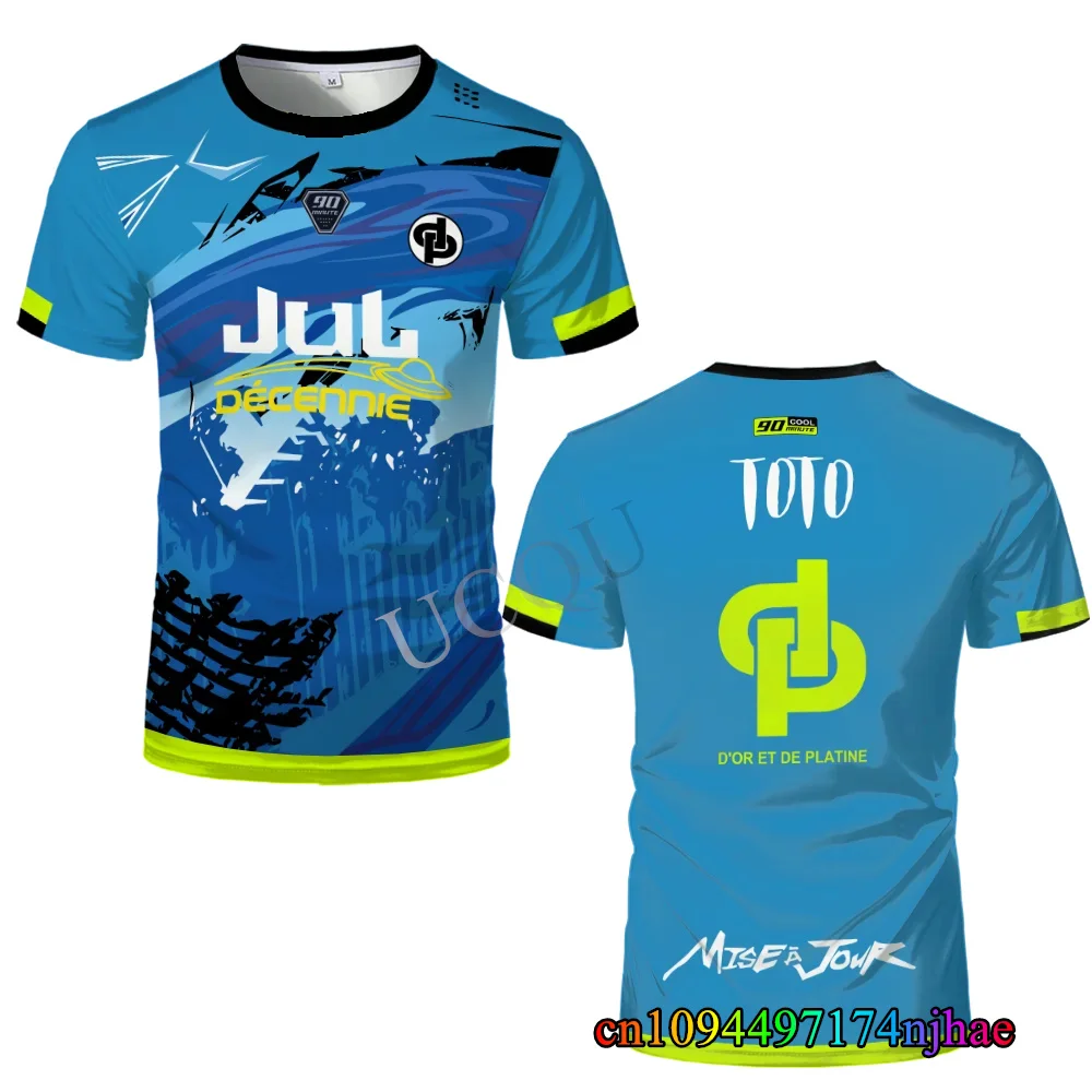 Summer 90 Minutes Series MM9 JUL Football Jersey Men‘s T-shirt Outdoor Sports Casual Tees Oversized Fitness Training Kids Tops image 3