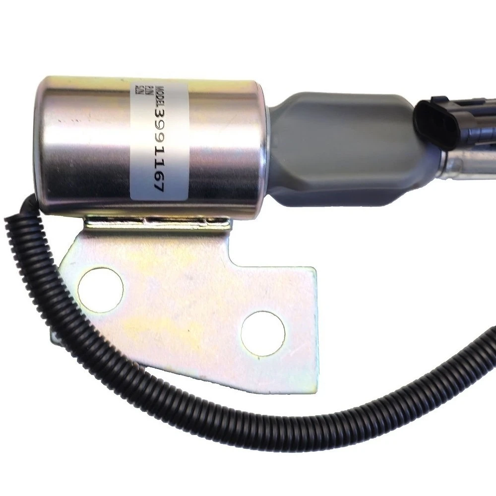 

For 3991167 12V Stop Magneetventiel Voor Cummins 4BT Case 550H Brandstof Uitschakeling Solenoid SA-4941-12 3964627 J932529