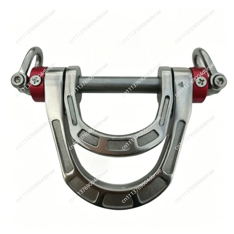 Five-point seat belt double D ring load-bearing ring
