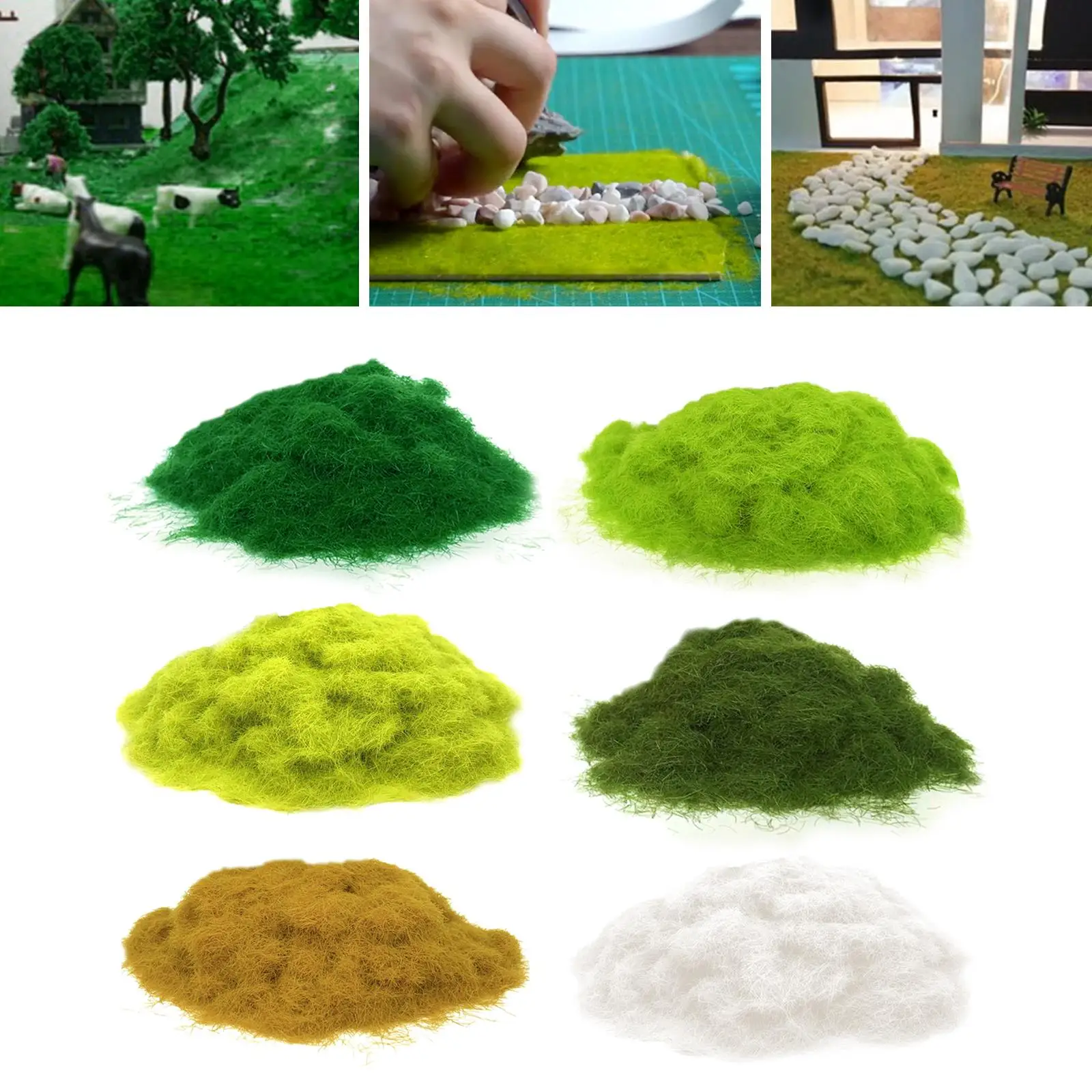 Miniature Static Grass 5mm Landscape Building Model Grass Cashmere Powder