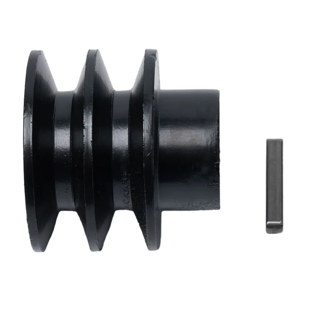 Double V Belt Pulley for gx160 Groove Parts Replacement 170F Spare Parts 7HP Engine Accessories Black For 168F For 20mm