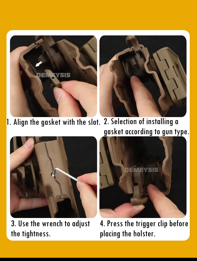 Tactical Gun Holster for G17 20 21 22 37 SIG P226 Hunting Shooting Pistol Waist Holsters Airsoft Combat Gun Case
