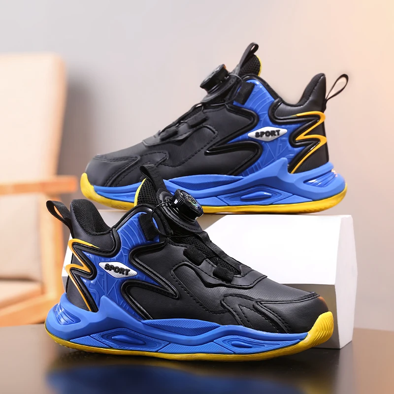 New Kids Brand Basketball Shoes Breathable Comforthable Children Sport Shoes Outdoor Boys Basketball Sneakers Girls Gym Shoes