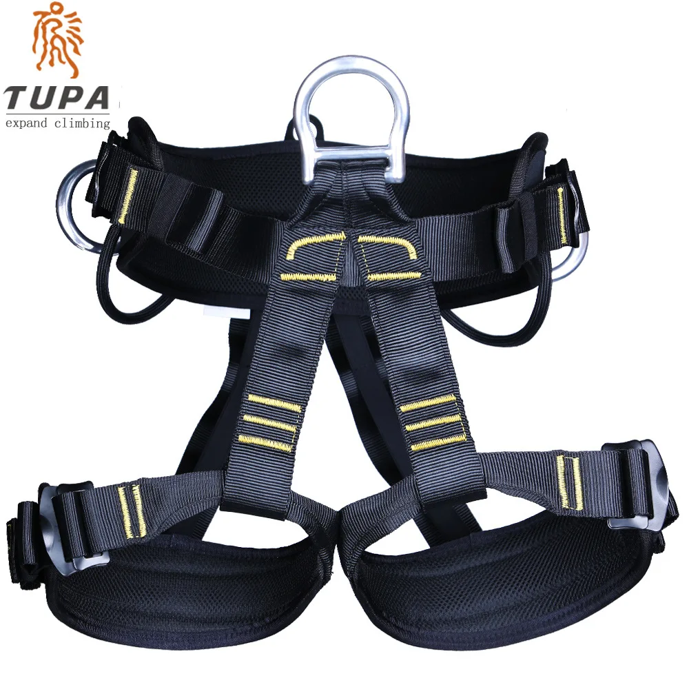 P121 Outdoor Rock Climbing Safety Belts, Rapid Descent Expansion, High-Altitude Forces, Rescue of Half Body Exploration