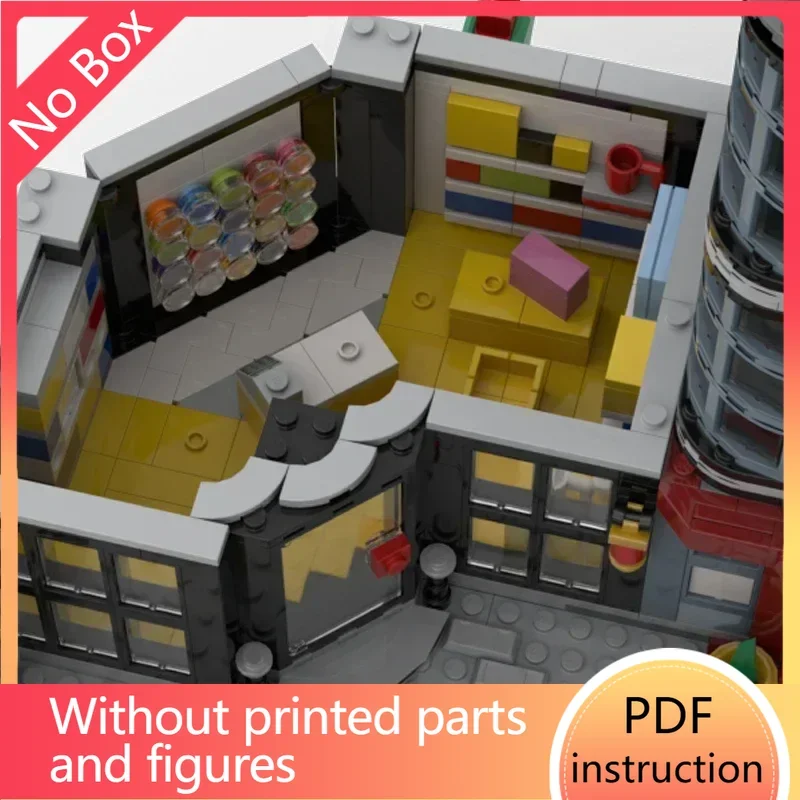 

Technical Moc Bricks Street View Model City of Lanterns Modular Building Blocks Gifts Toys For Children DIY Sets AssemblingChris