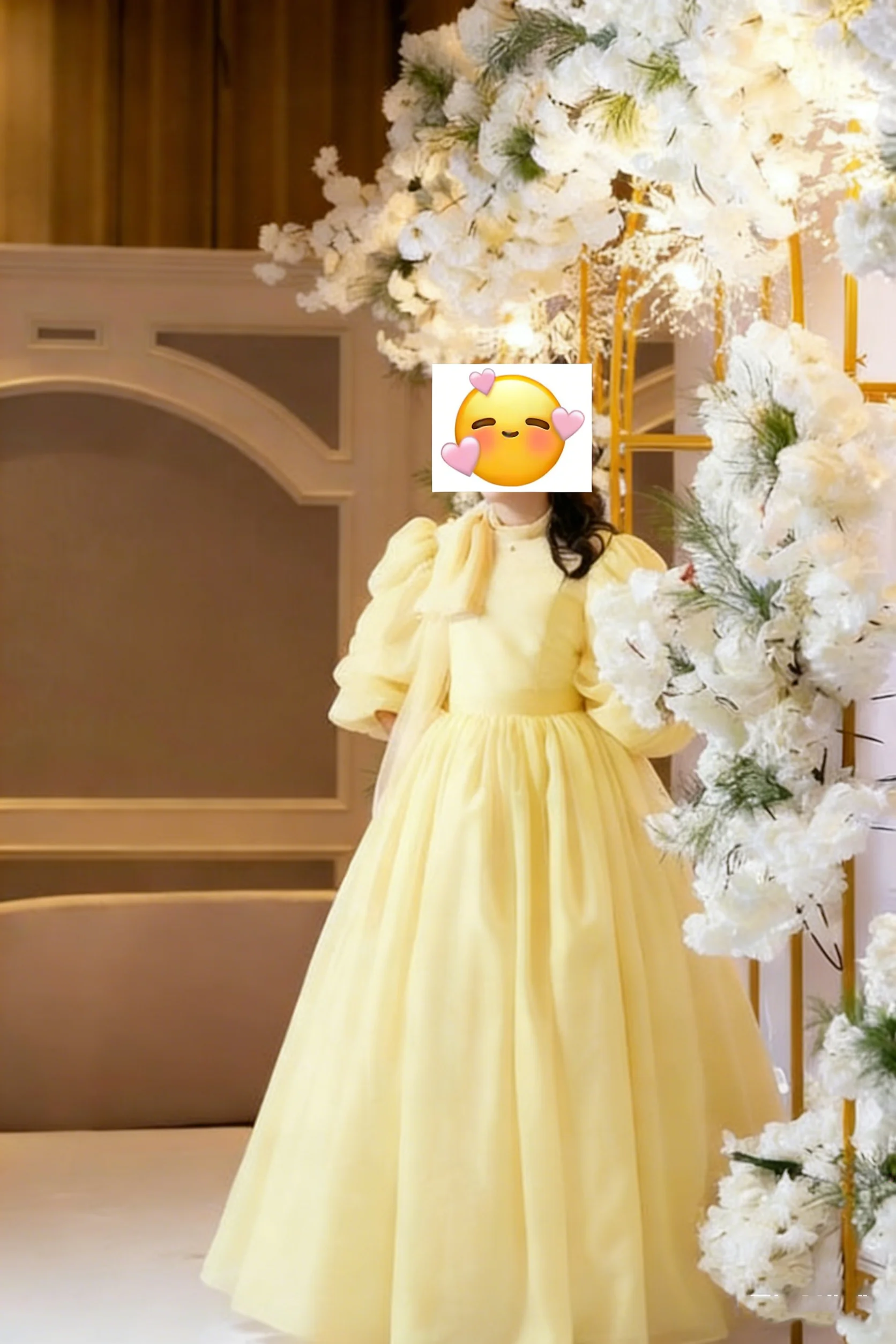 Abito da ragazza di fiore lilla per matrimonio in tulle a mezza manica gonfia elegante festa di compleanno per bambini abiti da ballo per prima comunione personalizzati