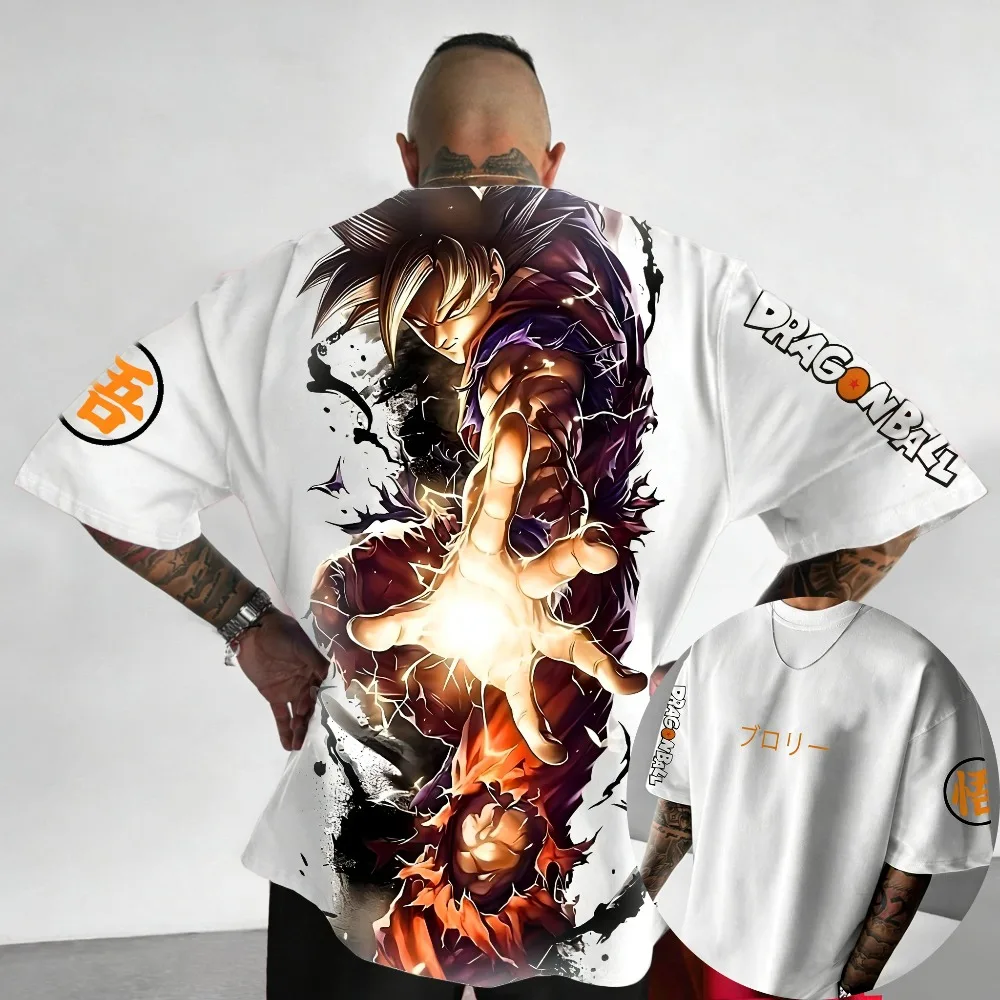 

Oversized Cosplay Costumes Dragon Ball Kakarotto 2026 Summer New Product Harajuku Anime Printed Y2K Hip Hop Unisex T-shirt