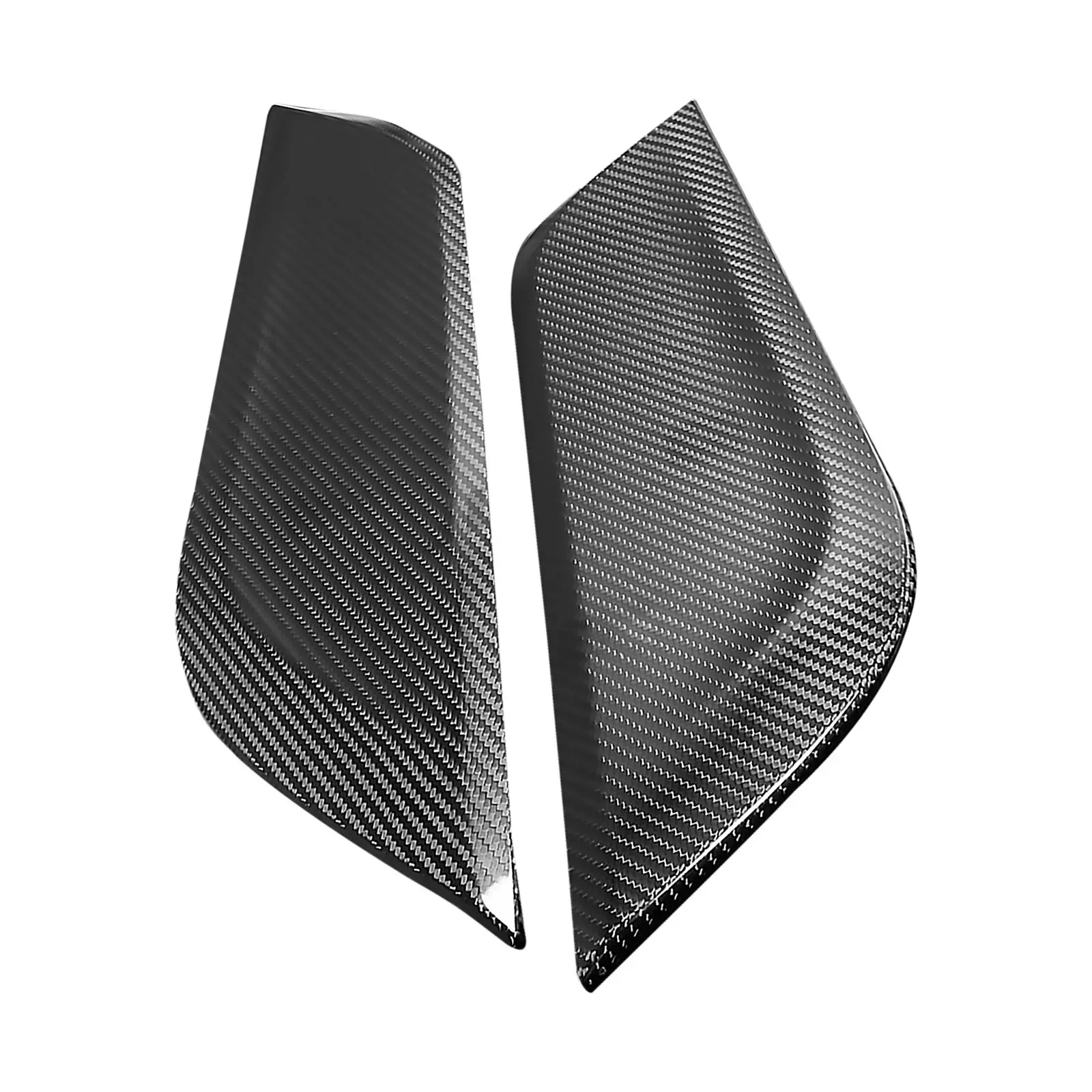 وحدة التحكم المركزية الداخلية للسيارة مصنوعة من ألياف الكربون الجافة ، غطاء الكسوة الجانبي للوحة ، ديكور تلقائي ، اكسسوارات التصميم ، فورد موستانج 2015-2018 #5