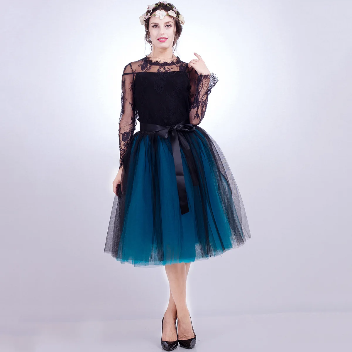 

Women Tulle Skirt Petticoat Tutu Skirts Lolita Cosplay Petticoat Bridesmaids Sweet Wedding Party Midi Skirt Mini Skirt Dress