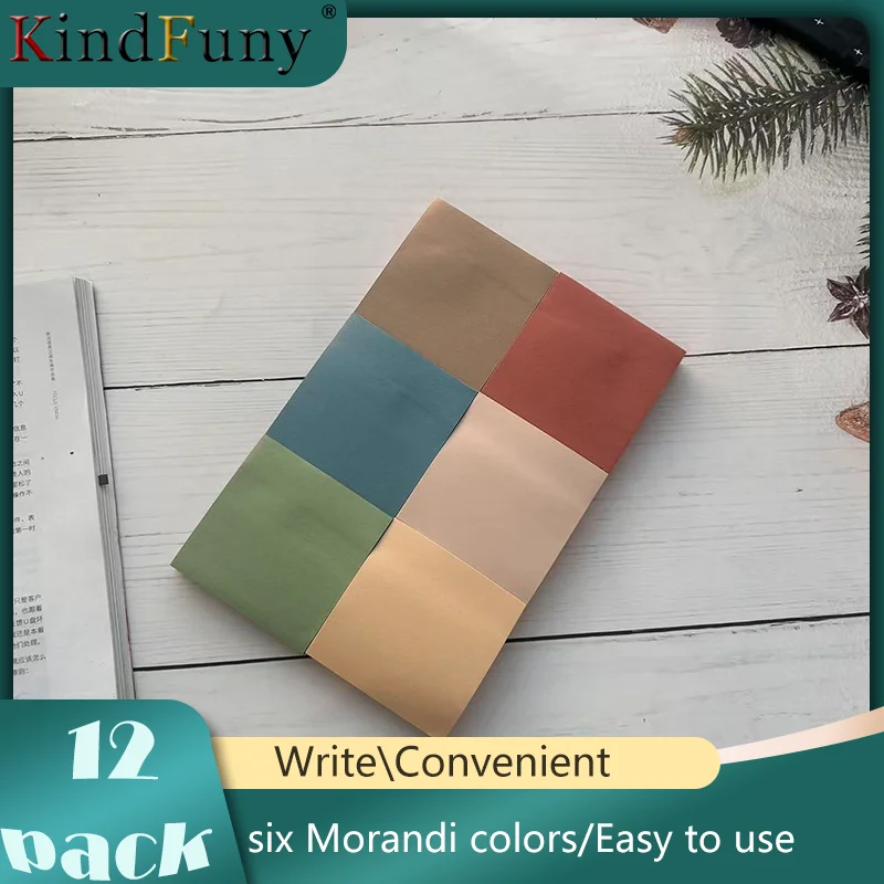 

12 упаковок, наклейки для заметок, канцелярские наклейки для офиса, ежедневное планирование, закладки, школьные принадлежности, тетрадь