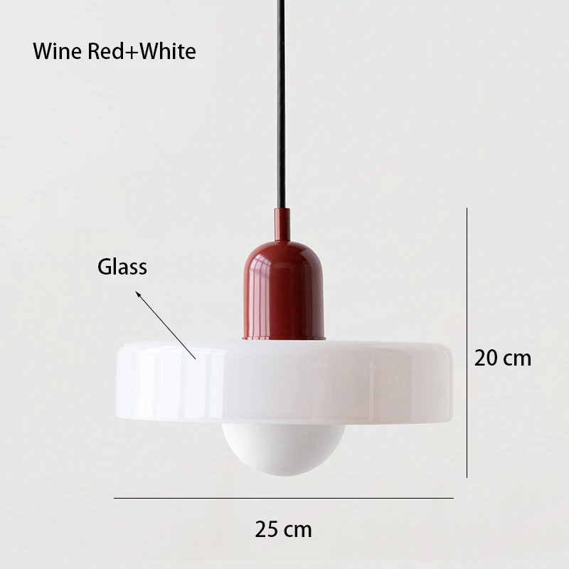 Nordic Retro Glazen Kroonluchter Woonkamer Eetkamer Slaapkamer Keuken Moderne Verlichting Decoratie Retro Verlichtingsarmatuur E27LED
