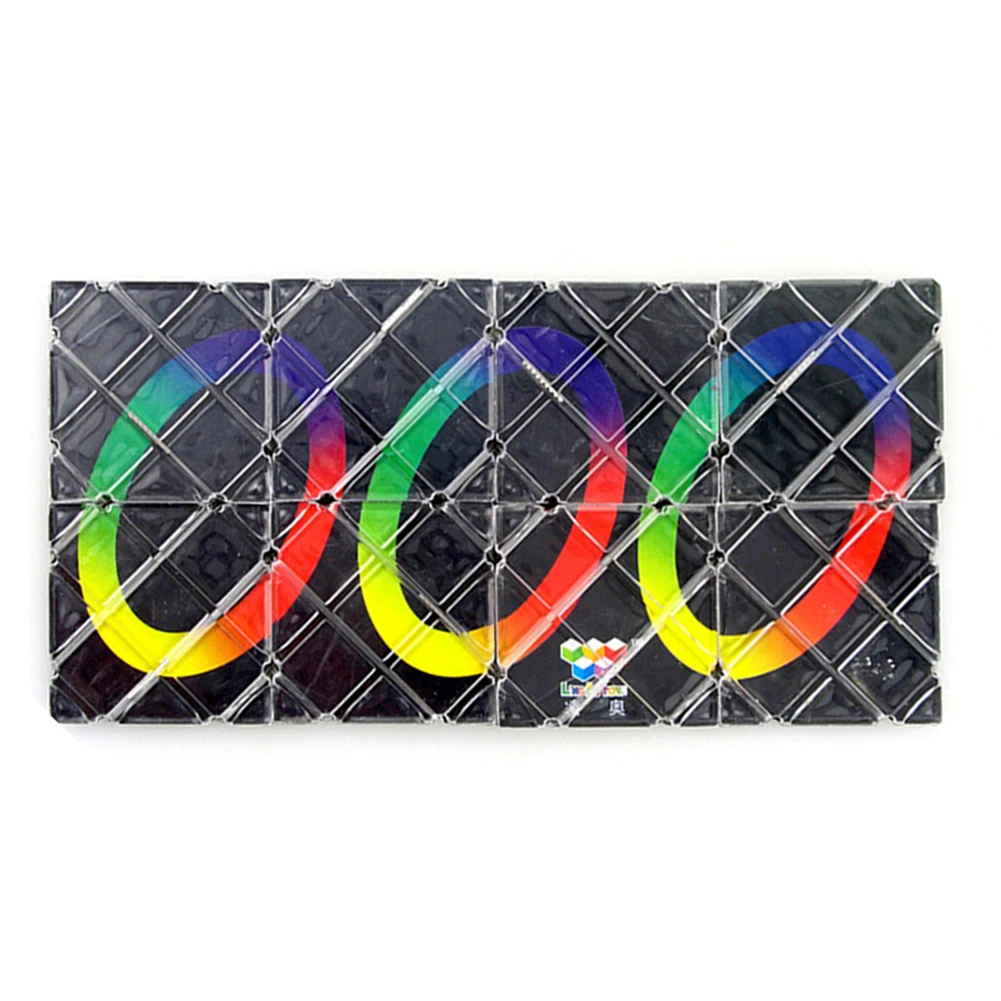 Magic Folding Puzzle Cube Twisty Cubo Party Favor Brain Teasers Birthday Gift 8 Panels 3 Rings Folding Puzzle Gift for Children