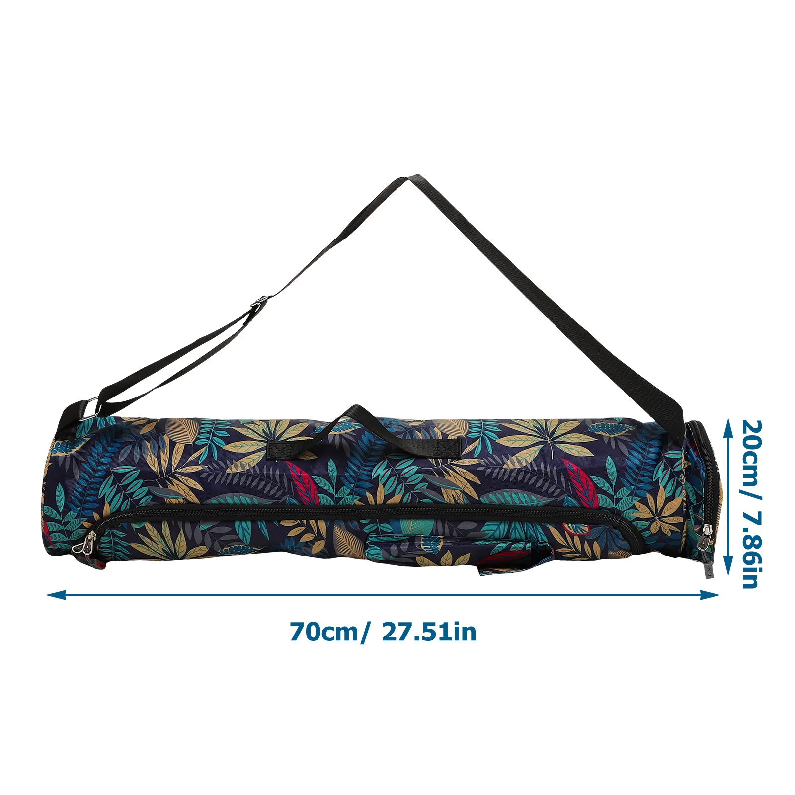 National Style Printed Oxford Cloth Yoga for Single Shoulder Storage Fitness Exercise Travel Camping