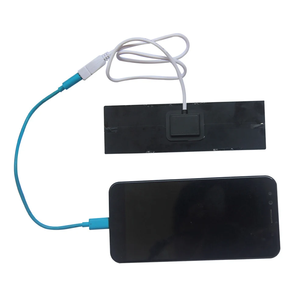 2W Solar Panel Charger Mobile Power Bank Light Fan Charger Charge 3.7-5V Battery 2W 5V Solar Panel Solar Panel Charger
