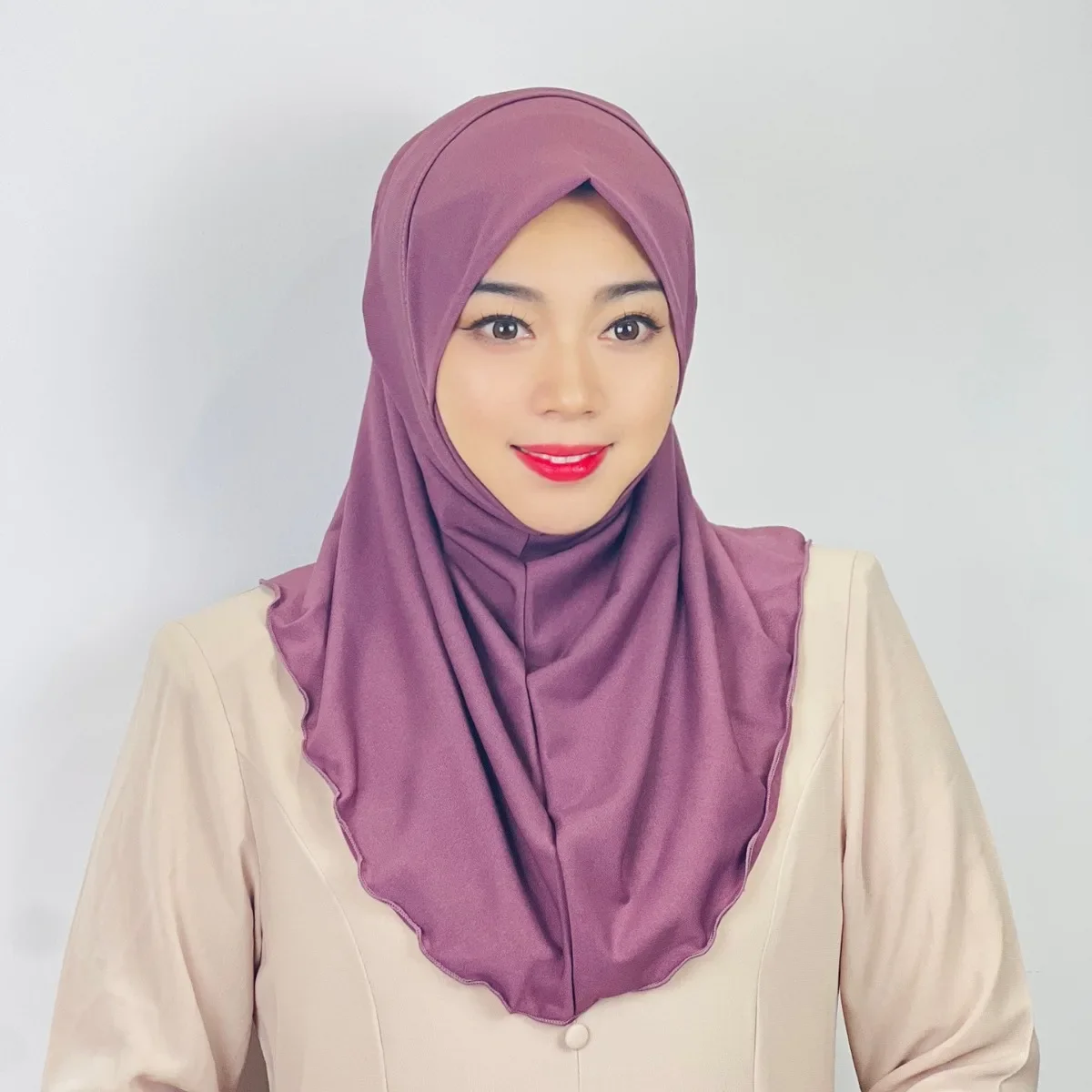 

Plian Amira Muslim Women Headscarf Hijab Islamic Head Scarf Wrap Shawls Arabic Turban Ramadan Niqab Pull On Ready Made To Wear