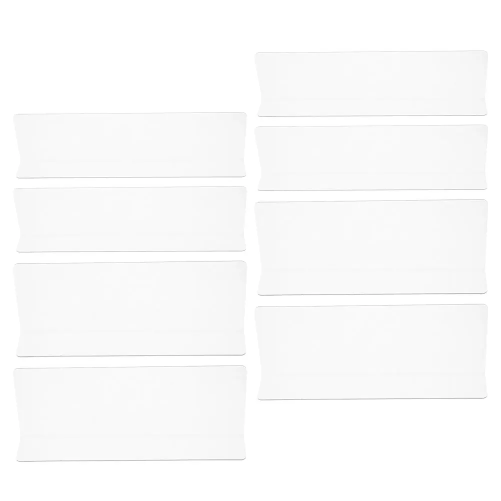 

8 Pcs Divider Supermarket Baffle Office Shelves Plastic Kitchen Shelf Organizers for Cabinets