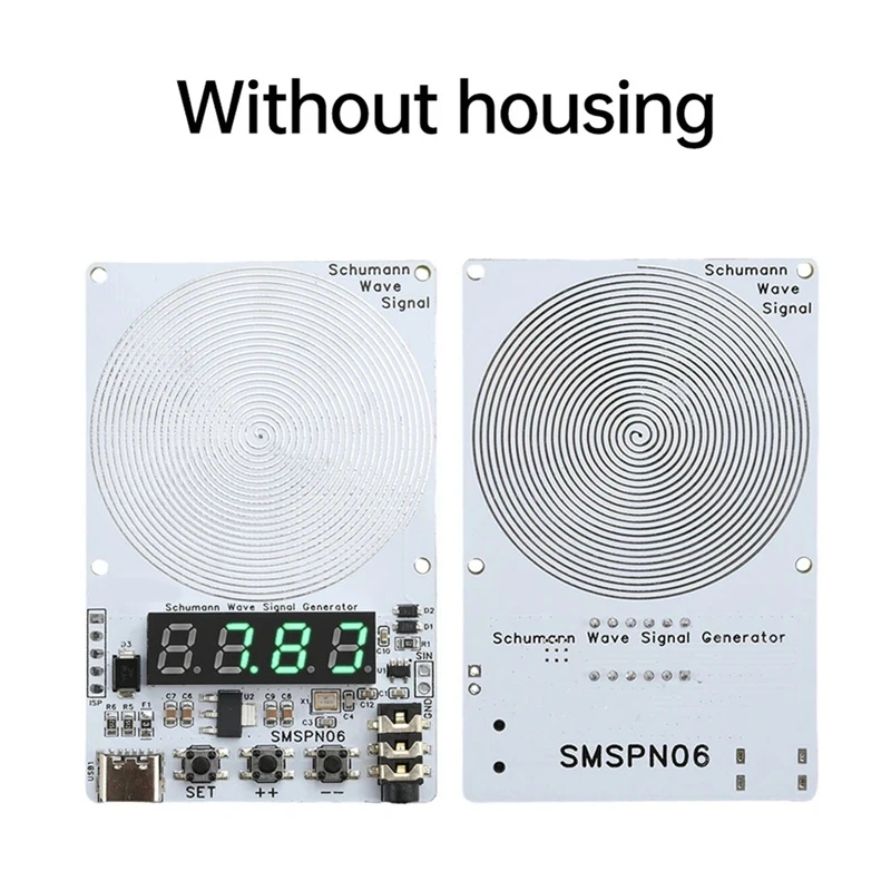 0.01Hz-9999Hz Sine Wave Adjustable Schumann Wave Generator Signal Generator 4-Digit Digital Tube Green Display