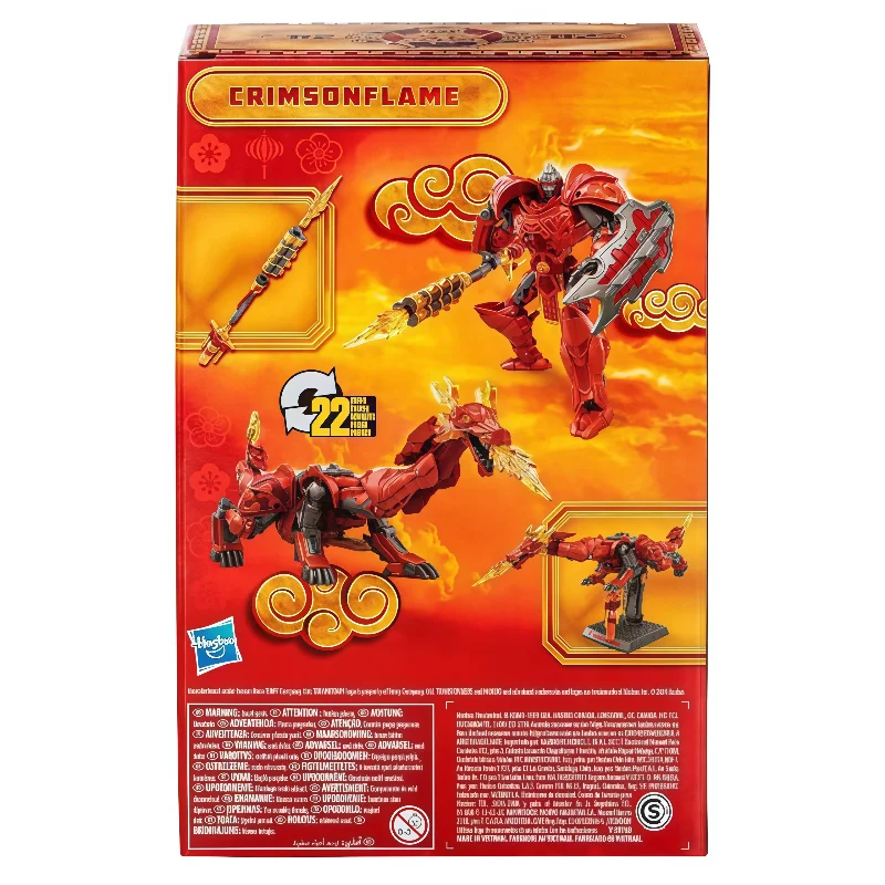 In Voorraad Hasbro Transformers Speelgoed 2024Het Jaar van De Loong Limited Edition Crimsonflame Vervorming Robot Model Verzamel Speelgoed