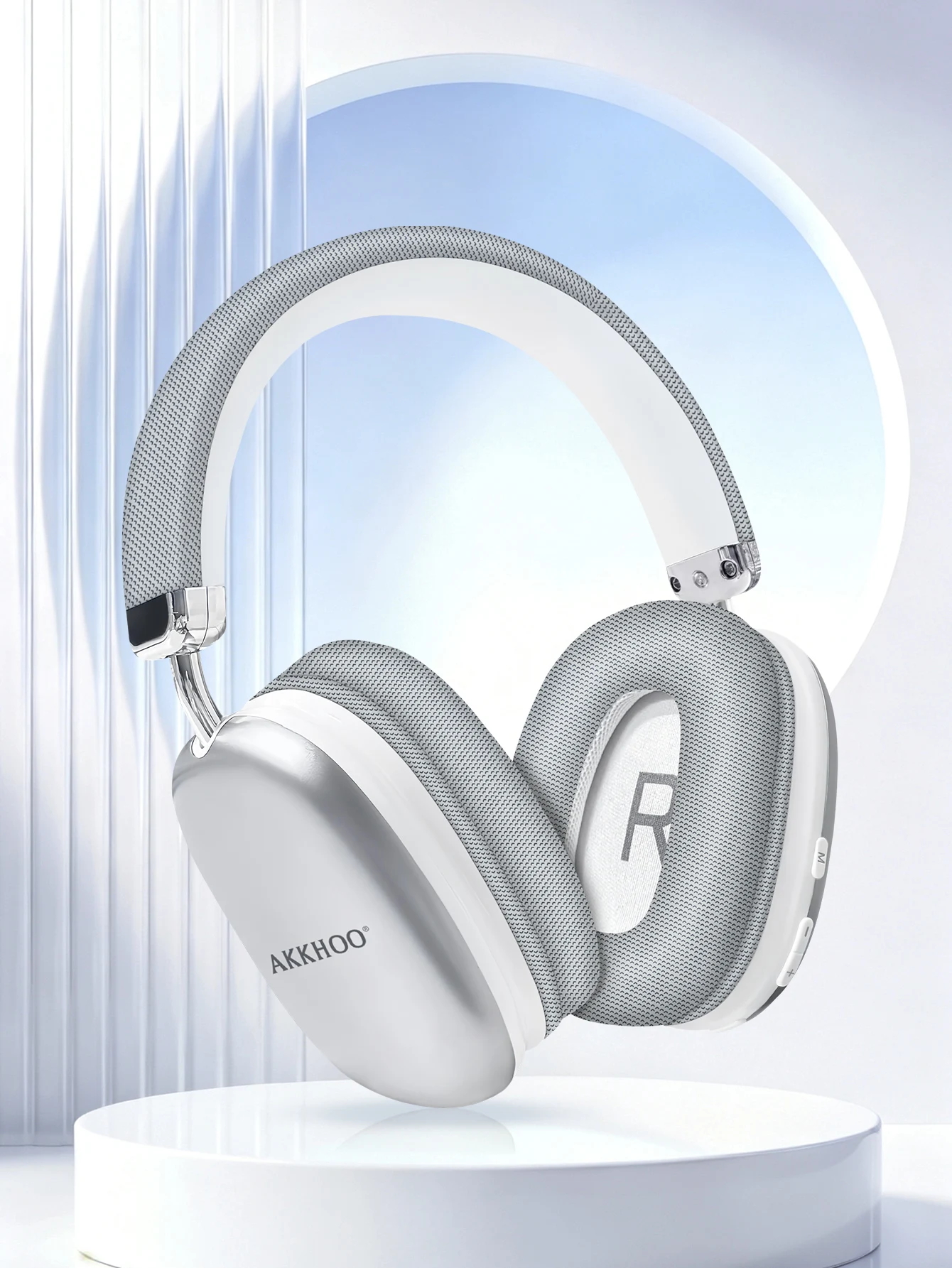 Akkhoo Noise Cancelling Headphones, Wireless Bluetooth Head…