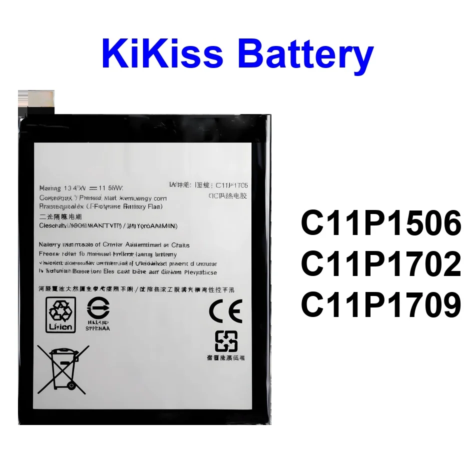 

Mobile Phone Battery Safe C11P1709 C11P1702 C11P1506 0-3040Mah For Asus Live G500tg L1 Zenfone GO V 5.5 Lte