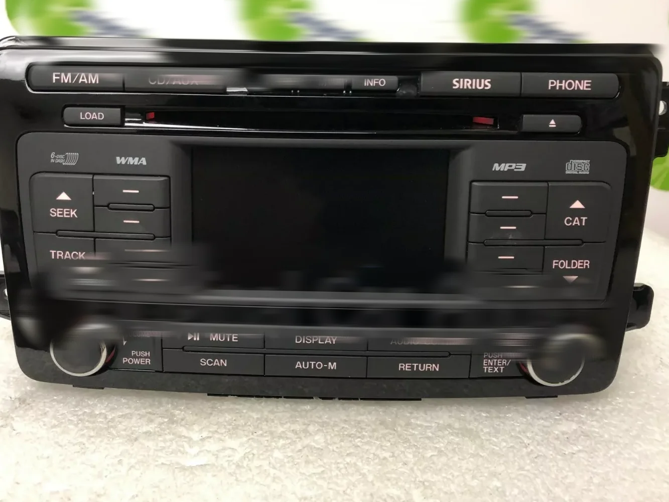 2010 - 2012 para Mazda CX9 CX-9 OEM 6 CD AM FM SAT Receptor de rádio multimídia