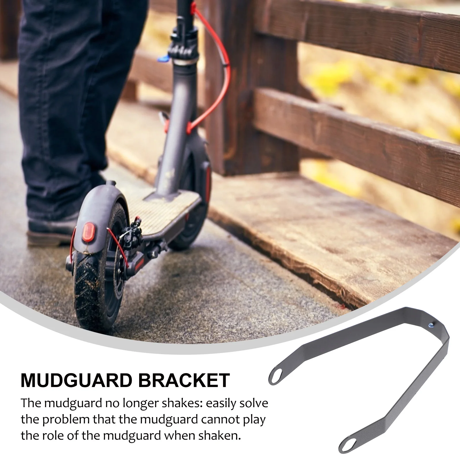 Electric Scooter Rear Mudguard Mount Aluminum Alloy Holder Support Bracket Fix Solution Anti Shake For Scooter Accessories
