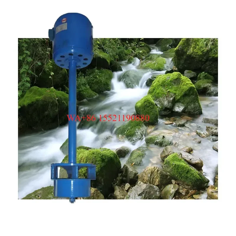 WMWMNU 800W Water Turbine Electric Generator 10KV Small Hydroelectric Generator for Home Use Portable Micro Hydropower System