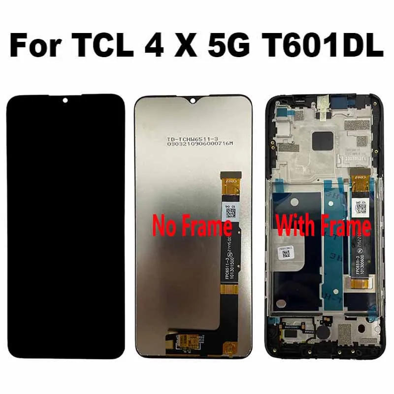 

For TCL 4X 5G T601DL LCD Display Touch Screen Digitizer Assembly