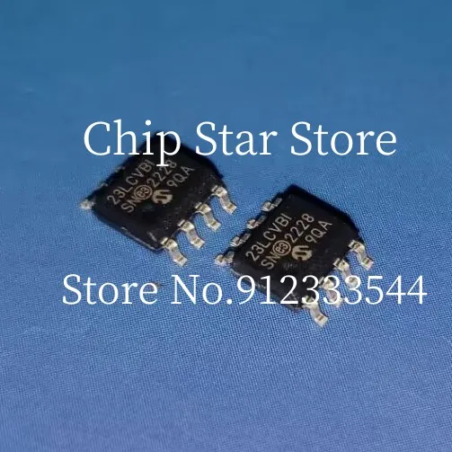 2-50pcs  23LCV1024-I/SN 23LCV1024T-I/SN 23LCV1024 SOIC8 SRAM 1 Mbit 128K x 8bit 2.5V to 5.5V 100%New And Original