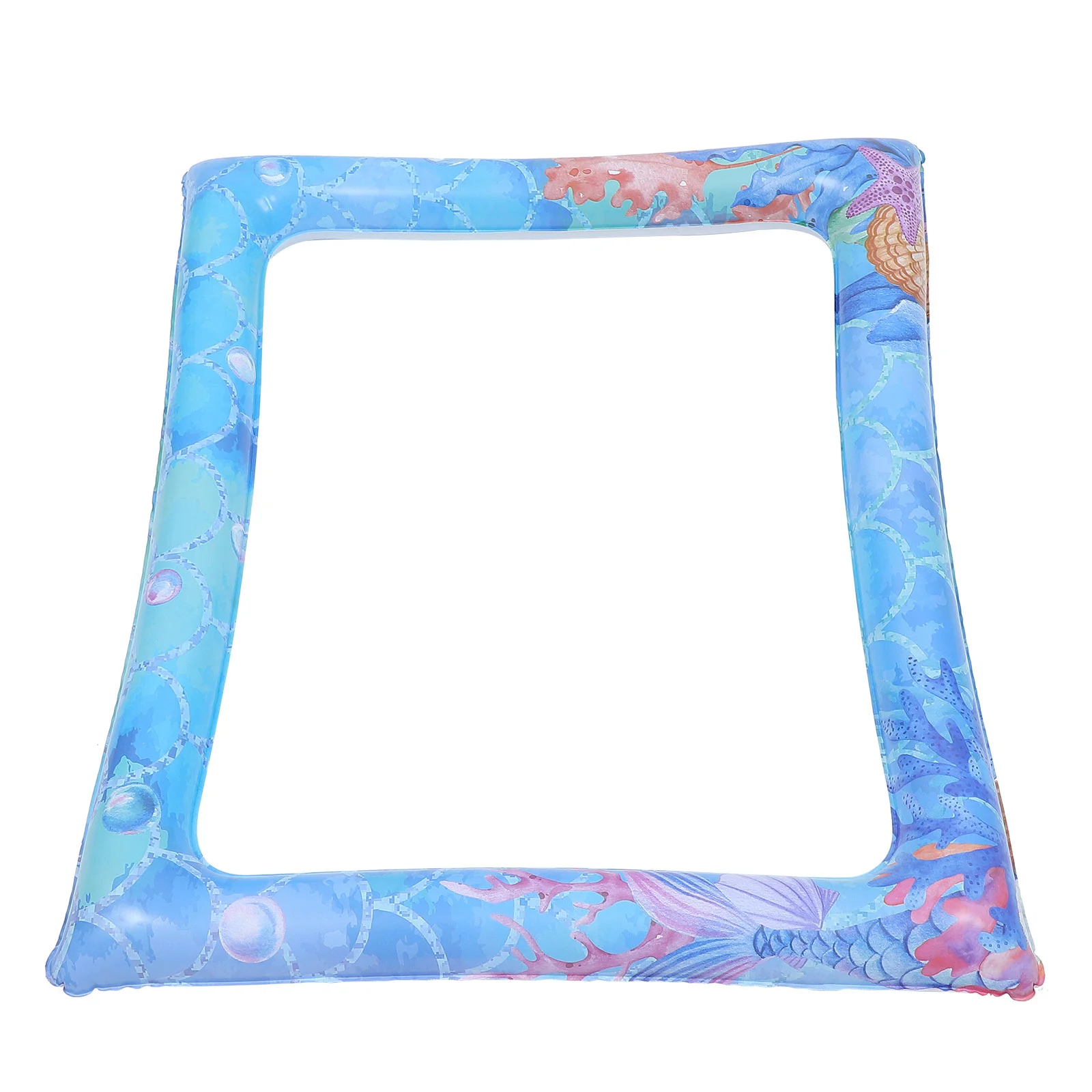 Ocean Mermaid Photoshoot Child Picture Frames Taking Prop Plastic Party Supply Festival