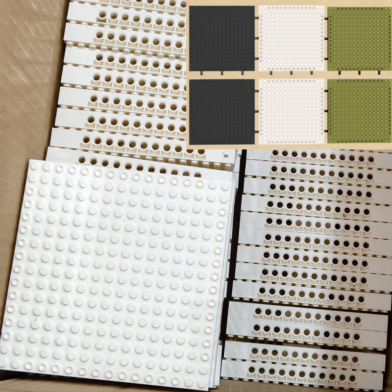 

Wholesale Pixel Art Building Block Bottom Plate 65803 Brick 16X16 Baseplate Part Compatible 98138 Pixel Small Particles Toy Gift