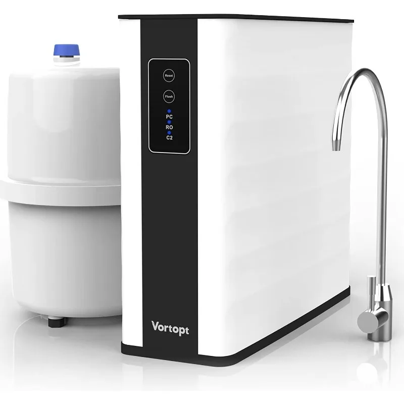 Electric 7-Stage Reverse Osmosis Water Purifier with Self-Cleaning Monitoring for Home & Hotel Use