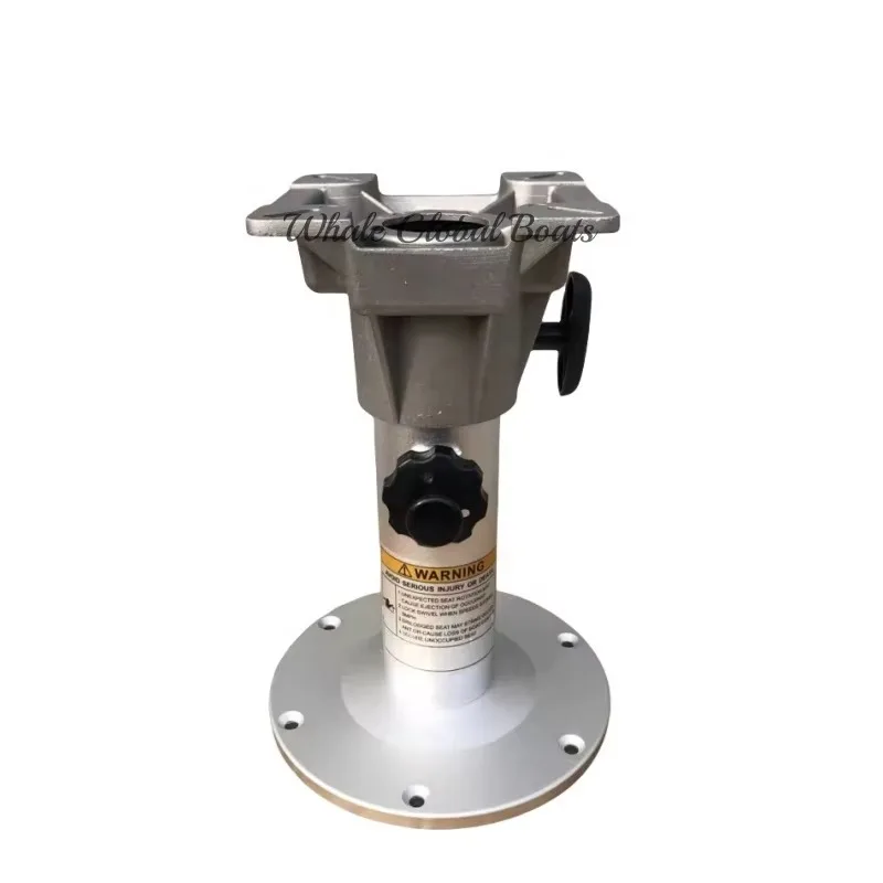 Boat Aluminum Seat Pedestal Adjustable with Lift Height 32-47cm