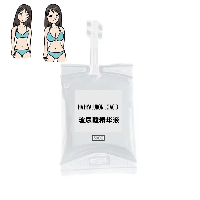 Hyaluronic acid Moisturizing Essence Cream Breast Enhancement buttock Lifting Essential Oil 50ml 100ml bag bottle delicate