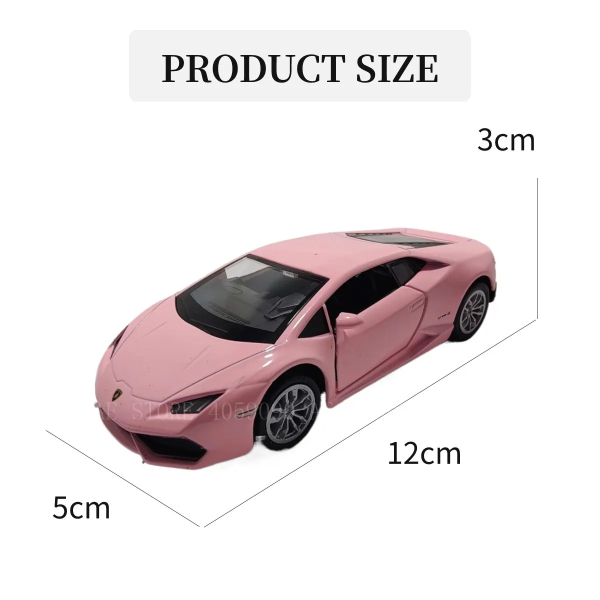 1:36 Lamborghini Huracan Metal Diecast Car Model Repilca Scale Miniature Collection Vehicle Hobby Kid Toy for Boy Xmas Gift