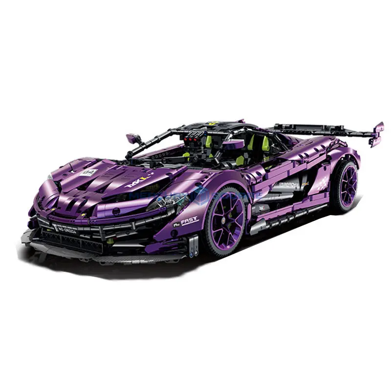 

P1 GTR Racing Car 1:8 Model Building Super Sports Vehicle Blocks MOC 10617 Fast Speed Bricks High Tech Toy Kit Gift Boys Kids