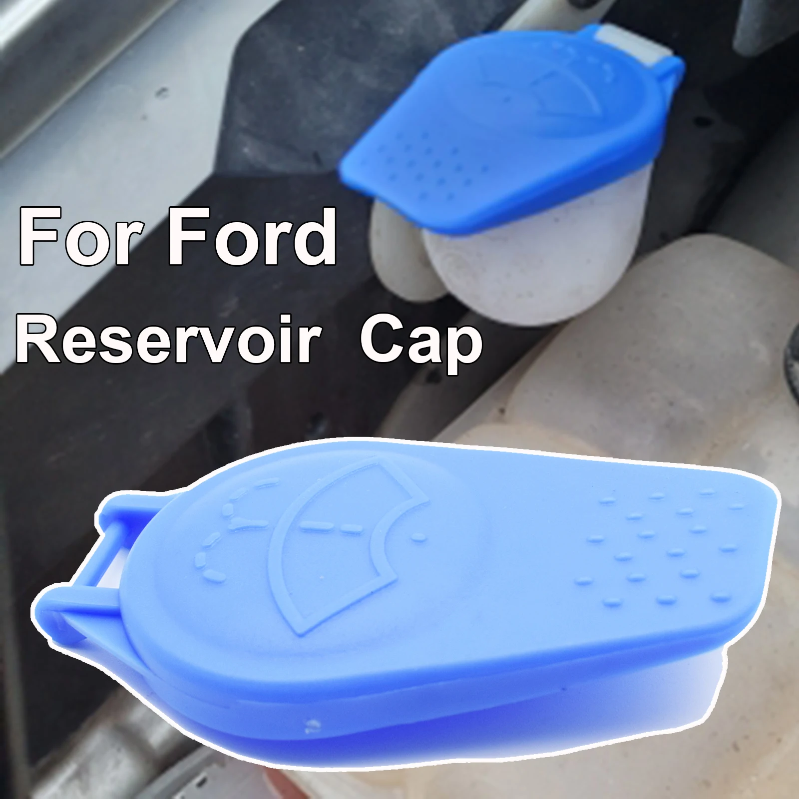 Car Windshield Wiper Washer Fluid Reservoir Cover Water Tank Bottle Cap For Ford Galaxy Focus C-Max Kuga I MK1 Mondeo 4 S-Max