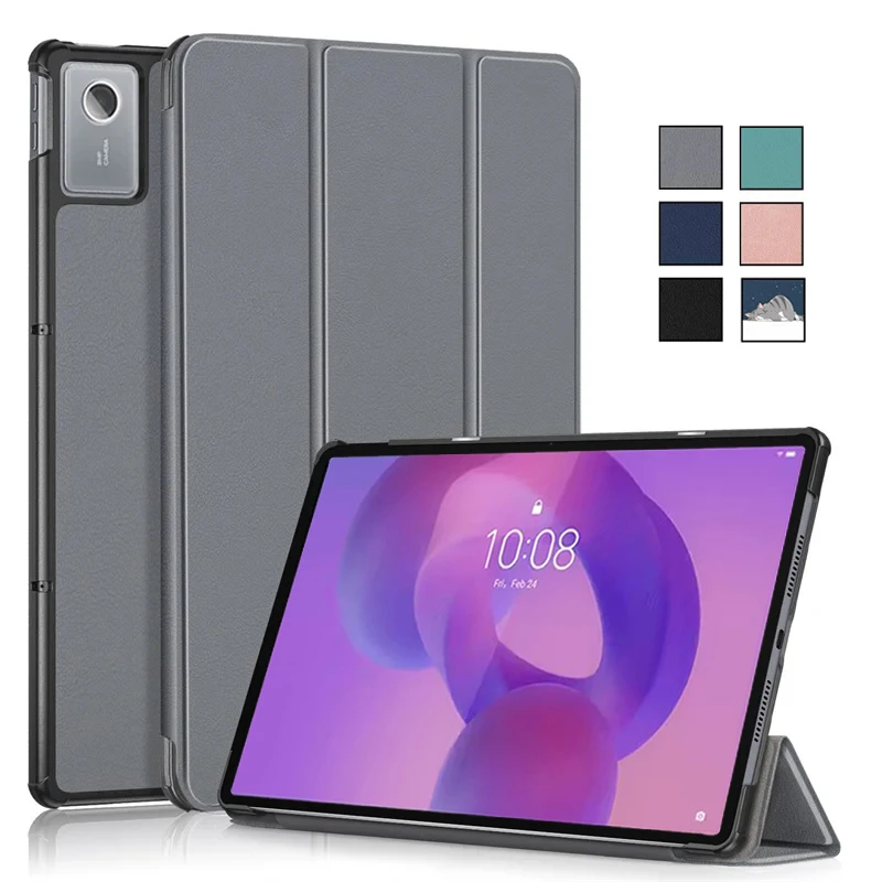 

Чехол Funda для Lenovo Idea Tab Plus 12,1 tb361fu Trifold Magnetic Hard Smart Cover для Etui Idea Tab Plus 12,1 дюймов tb365fc Case