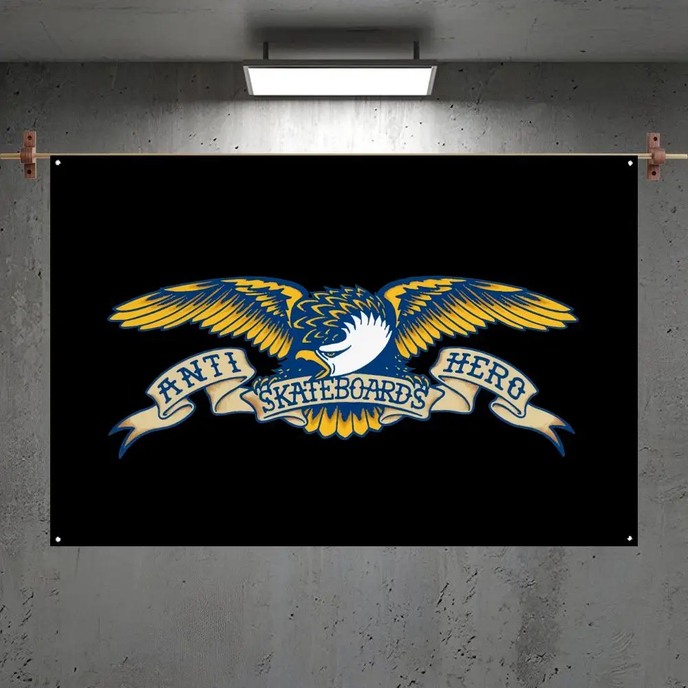 A-Anti Hero Skateboards Flags Custom Camping Outdoor Garden Room Bedroom Decor Party Backdrops Wall Art Family Gifts