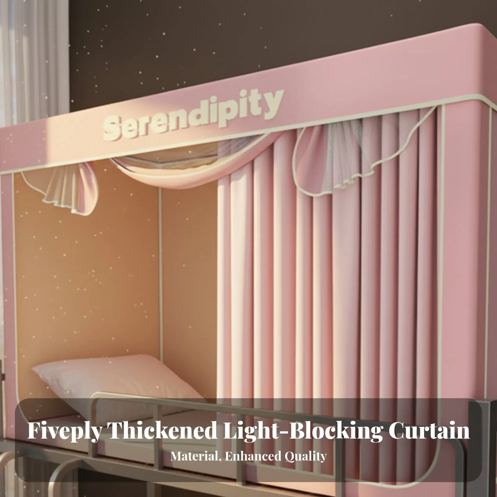 black-exclude-net-breathable-dormitory-bed-curtain-dormitory-privacy-curtain-stylish-pattern-single-sleeper-bed-tent