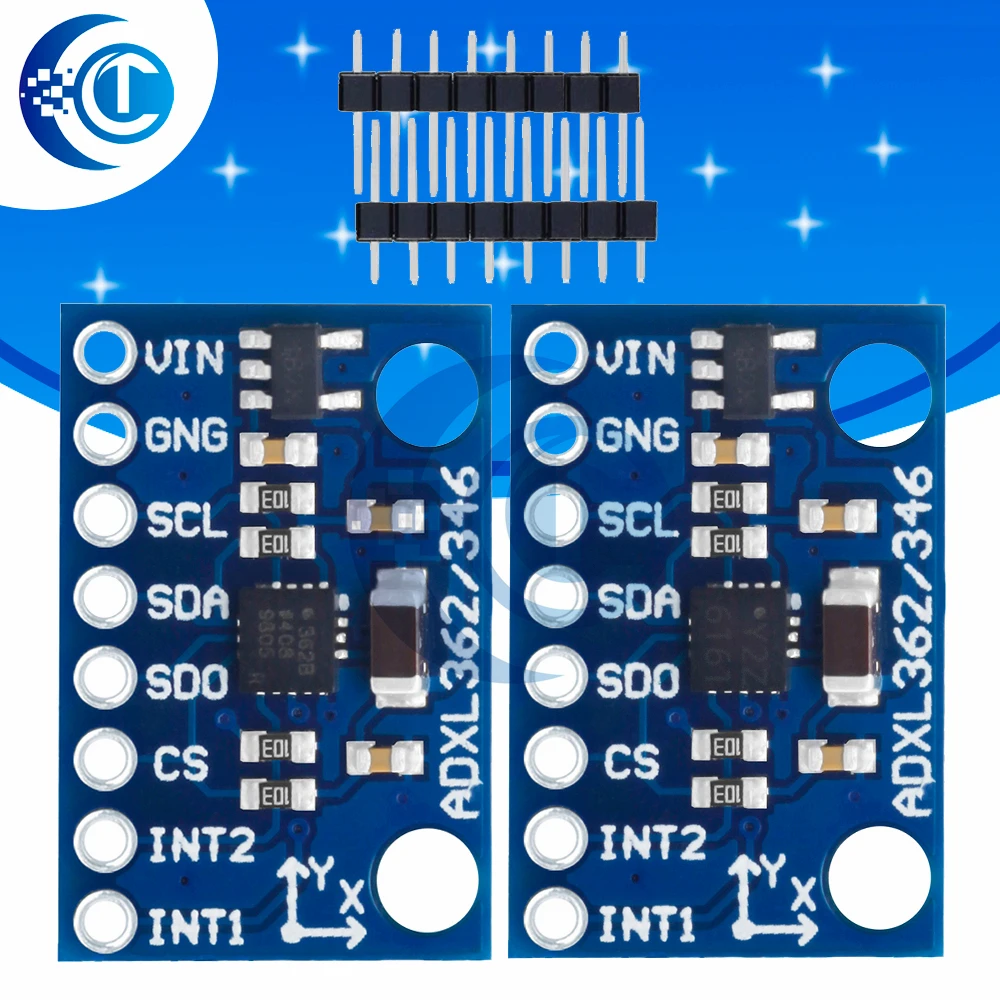 GY-346  ADXL362 ADXL346 Sensor Module Alternative ADXL345 Module I2C SPI IIC Interface for arduino